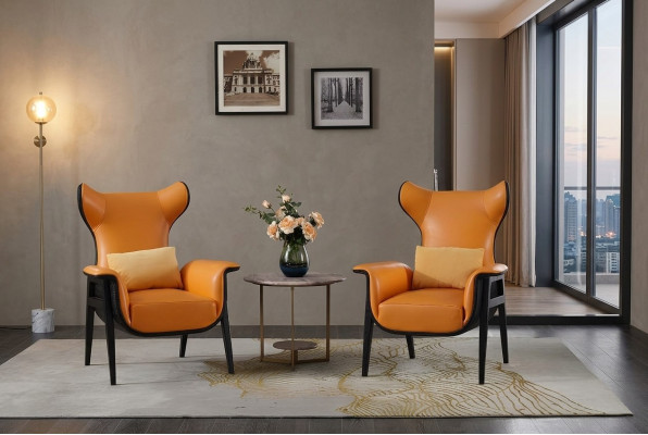 Design Fauteuil 1-Sëtz 70 x 90 cm Wunnzëmmer Einsëtz Sofa Couch Lounge Club