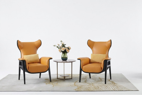 Design Fauteuil 1-Sëtz 70 x 90 cm Wunnzëmmer Einsëtz Sofa Couch Lounge Club
