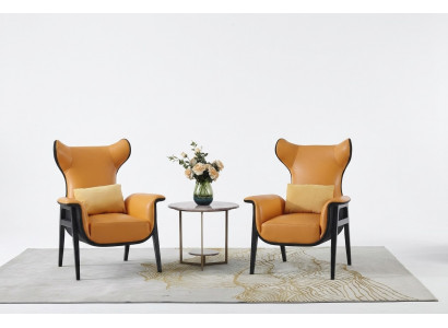 Design Fauteuil 1-Sëtz 70 x 90 cm Wunnzëmmer Einsëtz Sofa Couch Lounge Club