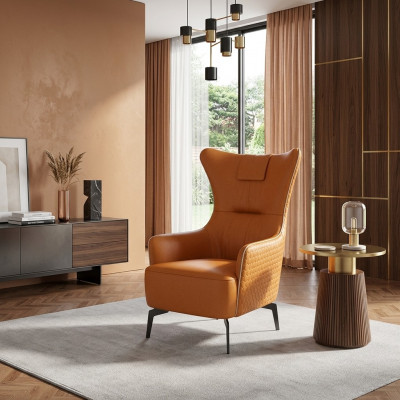 Orange Sëtz, Lieder Sëtz 76 x 80 cm Einsëtz Luxus Design Miwwelen