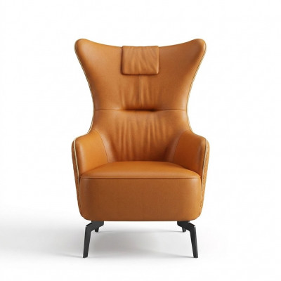 Orange Sëtz, Lieder Sëtz 76 x 80 cm Einsëtz Luxus Design Miwwelen