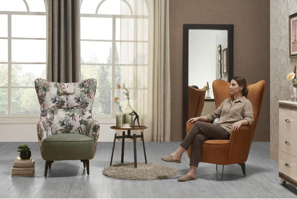 Luxus Design Miwwelen Still Moderne Design Deko Fotell Textil Wunnzëmmer