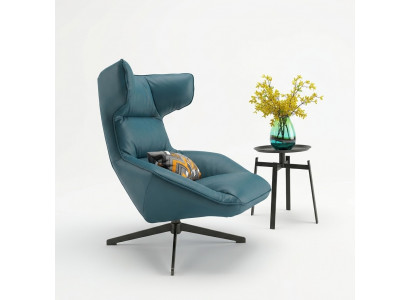 Luxus Design Miwwelen Modernen Design Fotell 75 x 101cm Lieder Wunnzëmmer