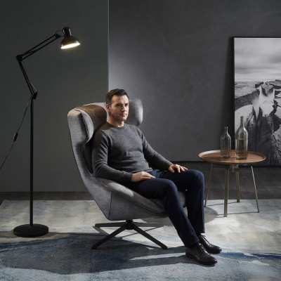 Luxus Design Miwwelen Still Modernen Dekor Design Fautteuil Textil Wunnzëmmer