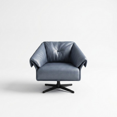 Sessel Design Luxus Relax Club Lounge Eenzelsëtz Polster Stoff Lieder