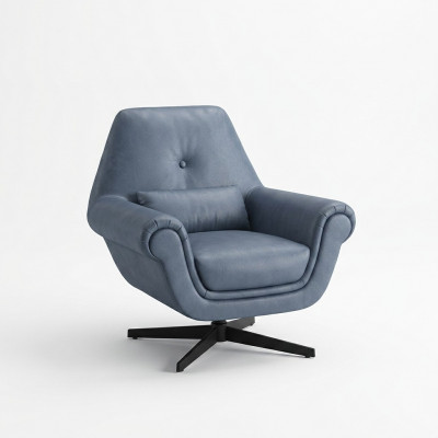 Wunnzëmmer Einsëtzer 95 x 83cm Sofa Canapé Lounge Club Hotel Fotell