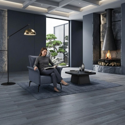 Luxus Design Miwwelen Still 88 x 85cm Moderne Design Fautëuil Textil