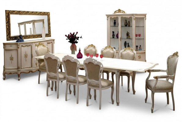 Iessdësch Dësch Iesszëmmer Wunnzëmmer Dëscher Holz Art déco Iessdëscher Antik Nei