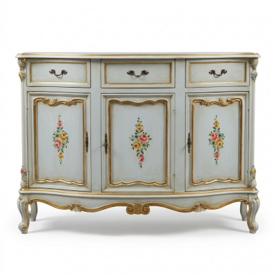 Anrichte Italienesch Miwwelen Eechte Holz Sideboard Designer Luxus Holz Kommode