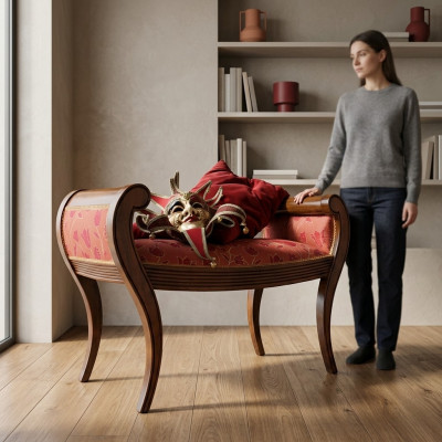 Hocker Bank Fousshocker Sëtzbanken Holzhocker Stull Holz Sëtzocker Luxus Bank Nei