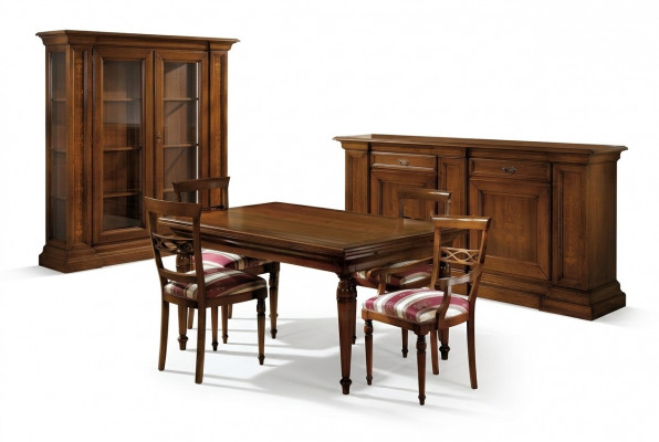 Iessdësch Holz Iessdëscher Iesszëmmer Dëscher Dësch Design Holz Luxus Miwwelen Italien