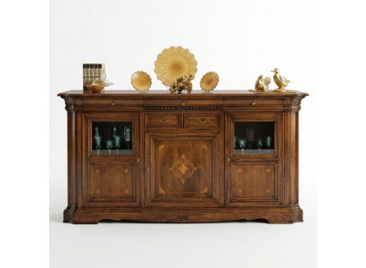 Anrichte Sideboard Kommode Schuffladd Vitrin Stuff Holz Buffetschaf Neijoerksmodeller