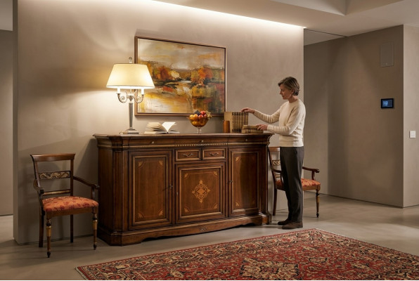 Buffet Barock Stil Sideboard Vollholz Luxus Italienesch Holzmiwwel Kommode