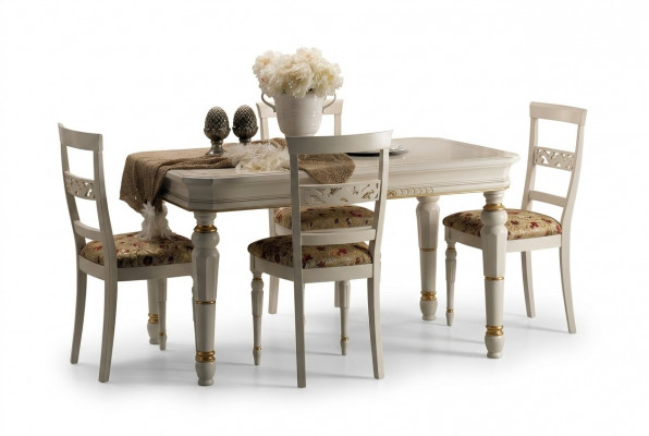 Still Stull Holz Luxus Sëtz Set 4x Luuchtstull Fauteuil Iesszëmmerstull Iesszëmmer