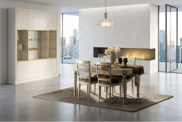 Modern Iesszëmmer Still Grupp Fauteuil Garnitur Stull Armlehn 4x Still Nei