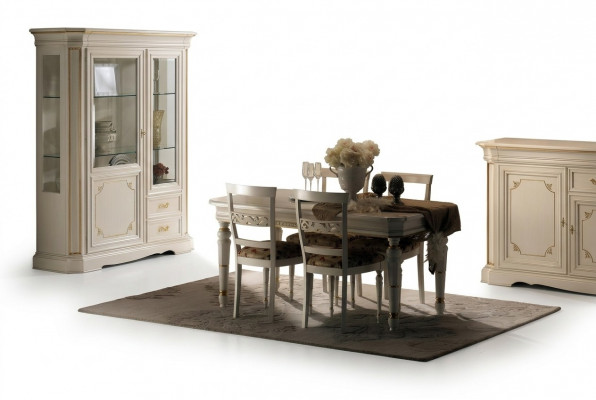 Komplett Set Iessdësch 4 Still Iesszëmmer Set Iess Grupp Holz Dësch Dëscher 5tlg