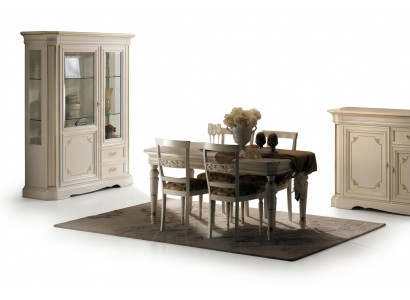Komplett Set Iessdësch 4 Still Iesszëmmer Set Iess Grupp Holz Dësch Dëscher 5tlg