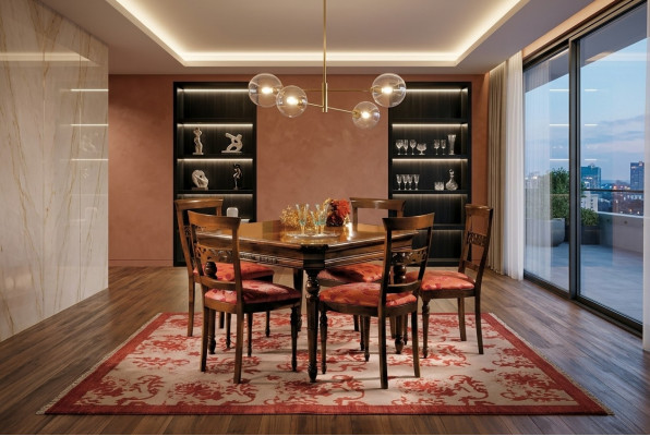 Essstull Zëmmer Set Sëtz Garnitur 4x Stiller Modern Polster Leen Design Nei Holz