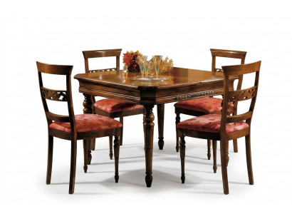 Set Iess Grupp Holz Dësch Dëscher 5tlg Komplett Set Iessdësch 4 Still Iesszëmmer