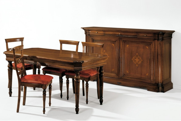 Designer Luxus Holz Vitrine Anrichten Italienesch Miwwelen Echt Holz Sideboard