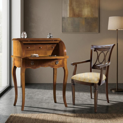 Dësch Sekretär Schreiwen Dëscher Büro Büro Miwwelen Design Ariichtung Antik Holz