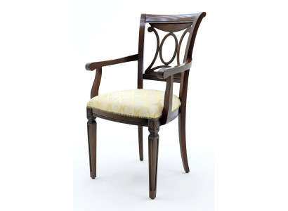 Design Massivholzstull Armlehnestull Leeschtstull Fauteuil Iesszëmmer Wunnzëmmer Büro