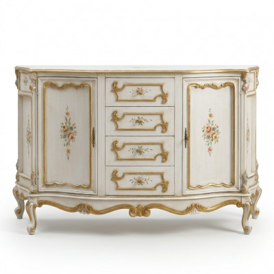 Kommode Klassesch Schaf Massivholz Miwwel Sideboard Italienesch Ariichtung
