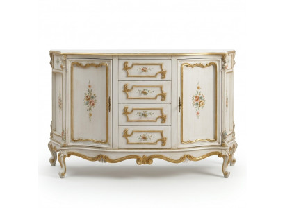 Kommode Klassesch Schaf Massivholz Miwwel Sideboard Italienesch Ariichtung