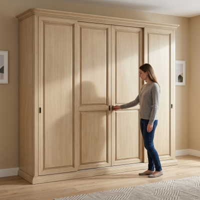 Kleederaschaf Schaf Schief Luxus Schlofkummer Holz Italienesch Miwwelen Nei