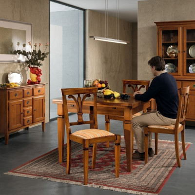 Iessdësch Antik Stil Massivholzmobilier Italienesch Iessdëscher Dësch Holz Dëscher