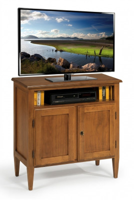 Fernsehregal TV-Ständer RTV massiv Holz Miwwelen Italienesch Sideboard Regaler Nei