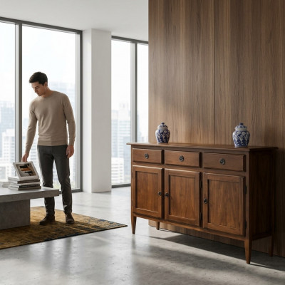 Kommod Anrichte Sideboard Sideboards Massiv Holz Schaf Möbel Kommoden Braun