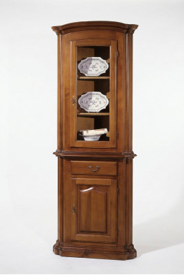 Vitrin Anrichte Retro Stil Wunnzëmmer Schaf Kommode Schief Massiv Vitrine