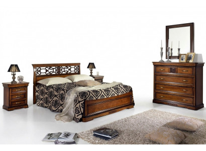 Schlofzëmmer Bett Nuetsdësch Better Hotel Duebel Set Luxus Design Neit 3tlg.Miwwelen