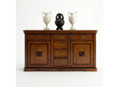 Kommod Schiefen Holz Kommod Wunnzëmmer Sideboard Schaf Schief Masiv Nei
