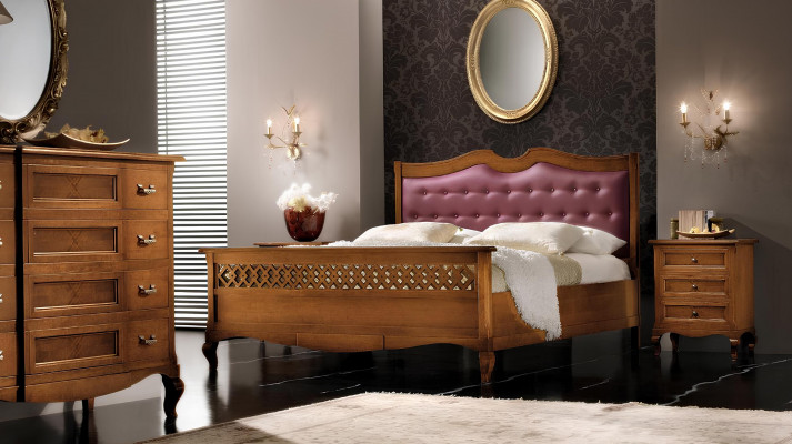 Schlofkummer Massiv Holz Miwwelen Bett Polster Design Luxus Duebel Hotel Better Nei