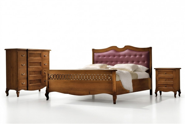 Schlofkummer Massiv Holz Miwwelen Bett Polster Design Luxus Duebel Hotel Better Nei