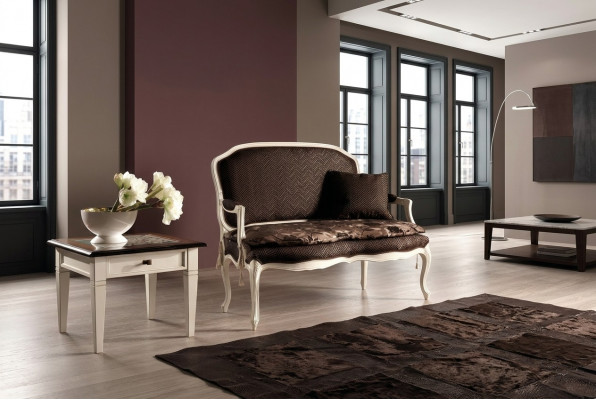 Niewentafel Kaffisdësch Design Dësch Wunnzëmmertafel Dëscher Couchdësch Massiv