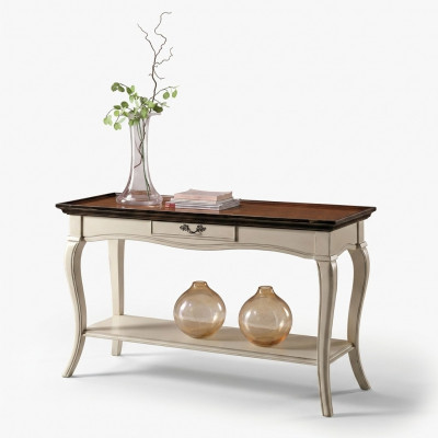 Konsolen-Nuecht-Dësch Schlofkummer Niewentësch Modern Design Miwwel Holz Wäiss Nei