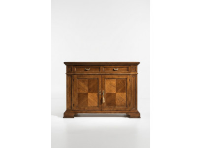 Kommod mat Spigel Konsole Miwwelen Kommoden Schaf Design Luxus Sideboard 2-Teiler.