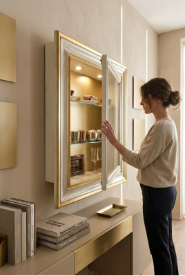 Wandvitrine Schaf Klassesch Vitrinen Wunnzëmmer Wunnzëmmer Schief Anrichte