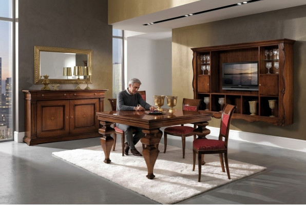 Iessdësch Design Miwwelen Ariichtung Dëscher Massivholz Dësch Nei Luxus Italienesch