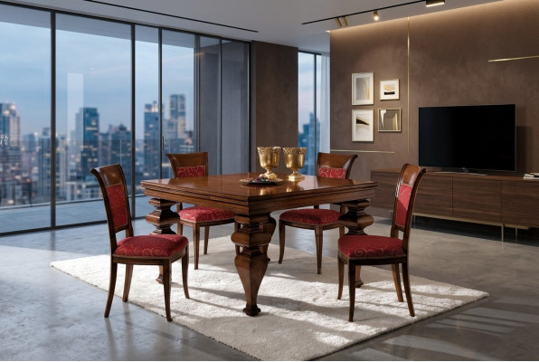 Iessdësch Design Miwwelen Ariichtung Dëscher Massivholz Dësch Nei Luxus Italienesch