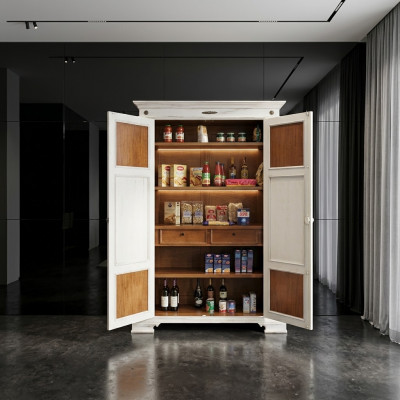Iesszëmmer Miwwelen Massivt Holz Vitrinen Schaf Echt Holz Kommod Vitrine Massiv