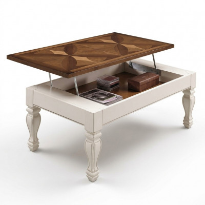Luxus Wunnzëmmer Dësch Couchtisch Holzdësch Design Dëscher Italienesch Miwwelen nei