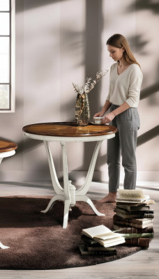 Niewendësch Kaffisdësch Design Dësch Wunnzëmmertësch Dëscher Couchtësch Massiv