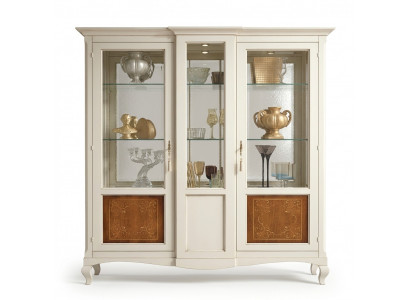 Vitrine Schaf Regal Wunnzëmmer Bicherregal Holz Büroschaf Schief Italien