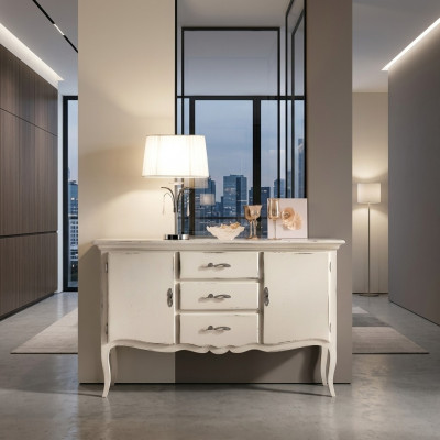 Kommod Luxus Schlofzëmmer Holzdesign Kommode Säit Neit Kommode Schaf Regal
