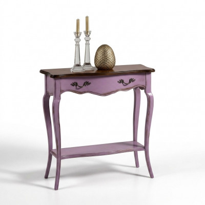 Konsolendësch Miwwelen Niewendësch Holz Sideboard Dëschkonsole Wanddësch Holz Nei