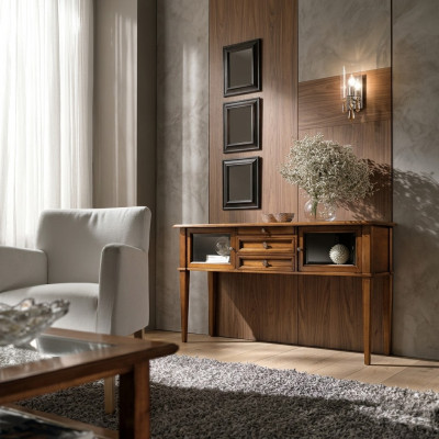 Konsolendësch Design Holz Dësch Konsole Sideboards Luxus Dësch Sideboard Neigkeet